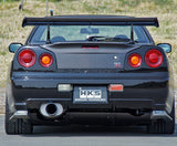 HKS SUPER TURBO MUFFLER TITANIUM EXHAUST - SKYLINE R34 GTR BNR34